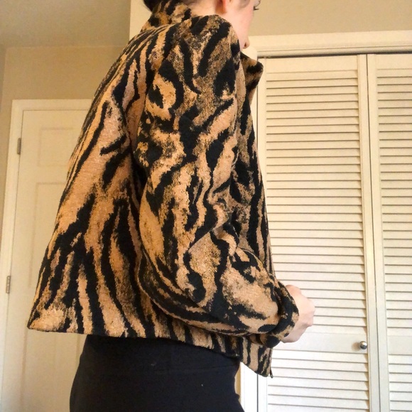 Vintage tiger print coat - Picture 4 of 6
